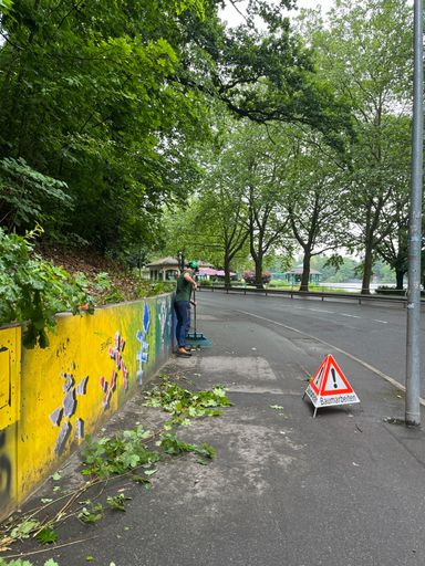 Verkehrssicherung / Lichtraumprofilschnitt 